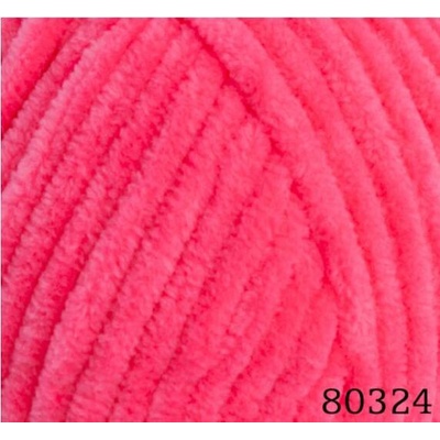 Pletací příze Himalaya Dolphin Baby 80324 - sytě růžová