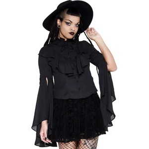 KILLSTAR Дамска риза KILLSTAR - Moon Shrine Ruffle - KSRA002979