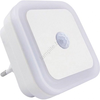 Baterie Centrum Led нощна лампа със сензор led/0, 5w/230v бяла (bc0765)