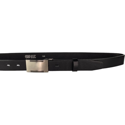 Penny Belts kožený opasek 30-100-7PS-60 černý