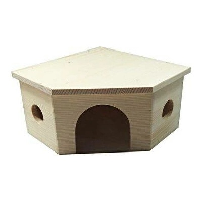 Truhlářství Zimný Domek pro králíka rohový ZV 114 26 x 13 x 26 cm