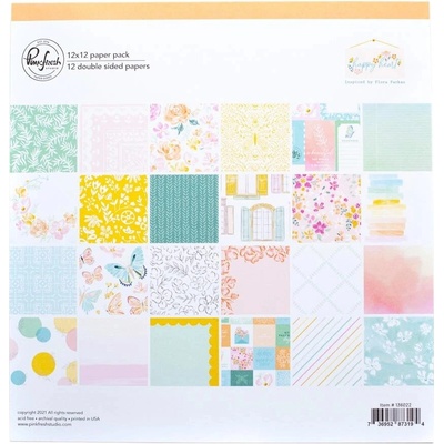 PINKFRESH STUDIO Sada scrapbook papírů 12"X12" - HAPPY HEART