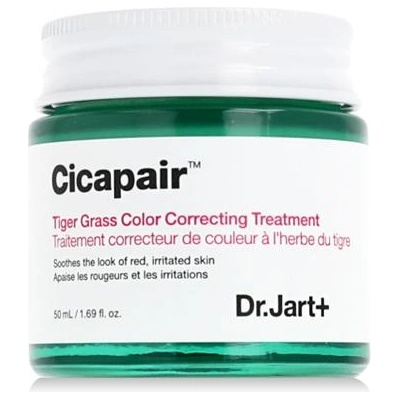 Dr. Jart+ Cicapair Tiger Grass Color Correcting Treatment интензивен тонизиращ крем, намаляващ зачервяването на кожата 50 ml унисекс