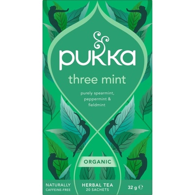 Pukka BIO Three Mint porcovaný čaj 20 x 1,6 g