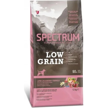 LIDER Spectrum Low Grain Lamb and Blueberry Medium and Large Puppies - Пълноценна храна за подрастващи кученца от средни и едри породи с агнешко и боровинки - 12 кг, Турция