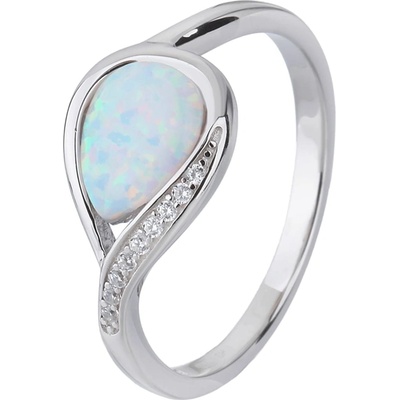 Bealio stříbrný prsten bílý 03 07987 1583