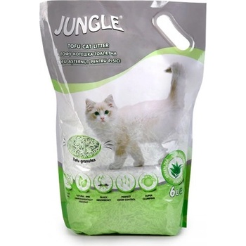 Jungle Котешка тоалетна Тофу Jungle със зелен чай 6л
