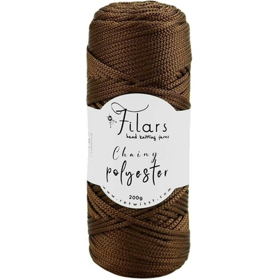 ReTwisst Chainy polyester 32015 tmavě hnědá