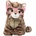 Studio Pets Плюшена играчка Studio Pets - Британско коте с очила, Пейдж, 23 cm (6215)
