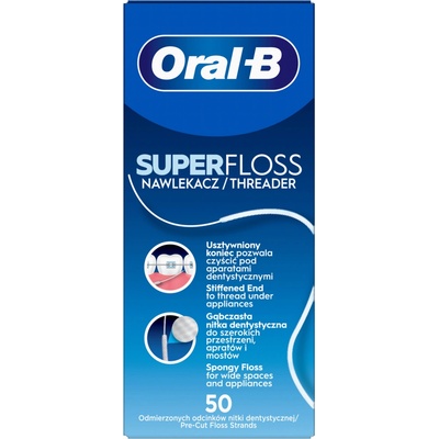 Oral-B Zubní nit Superfloss 50 ks – Zboží Dáma