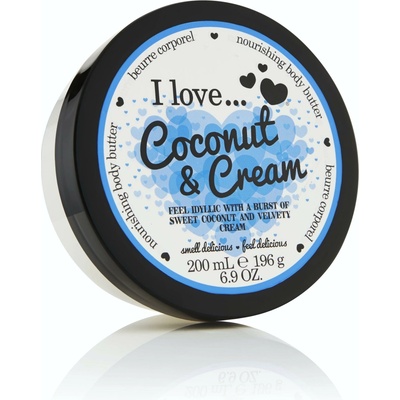 I Love Coconut & Cream tělové máslo 200 ml