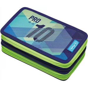 Herlitz Пълен несесер с 3 ципа, 31 части Green Goal - Herlitz