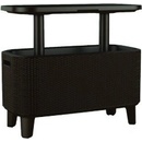 KETER BEVY BAR Multifunkčný stolík ratan, 83,5 x 40 x 50-74 cm, hnedý 17209510