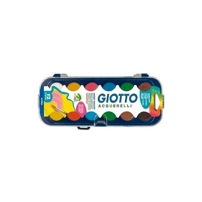 Giotto vodové farby krycie 30 mm 12 farieb