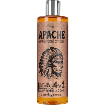 Bohemia Gifts Apache 4v1 sprochový gel mýdlo pěna šampon 400 ml