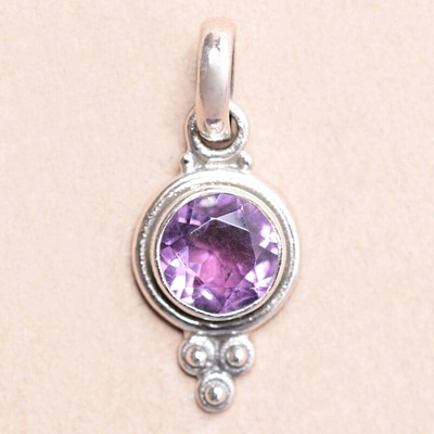 Nefertitis Ametyst přívěsek stříbro MIX7 NF54995