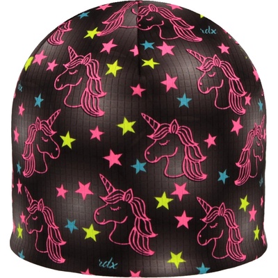 RDX Funkčná dievčenská čiapka Picowinter s fleesom Jednorožce Ružová