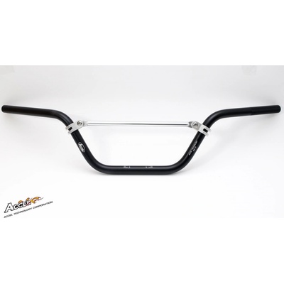 ACCEL hliníková s příčkou 22,2mm ATV černá 160/770 mm