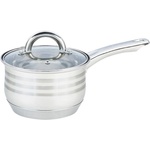 BOHMANN Касерола с капак Bohmann BH 3138-14, 14 см, 1.2 л, Неръждаема стомана, Индукция, Инокс (BH 3138-14)