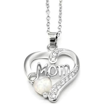 HARAHU Колие lo-28911 - Сребристо / Бяло kp28911 (lo-28911)