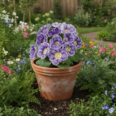 Gloxinie 'Tigrinya Blauw' 1 ks