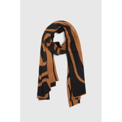 Moodo Шал с геометричен десен кафяв Moodo Moodo | Kafyav | ЖЕНИ | ЕДИН РАЗМЕР