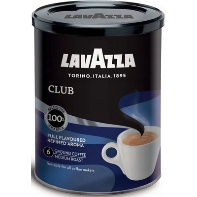 Lavazza Mletá káva Club Espresso Italiano plechovka 100% Arabica 250 g