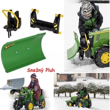 Rolly Toys Snežný pluh RollySnow Master zelený