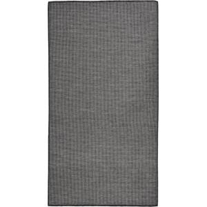 vidaXL Градински плоскотъкан килим, 80x150 см, сив (340771)