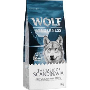 Wolf of Wilderness 1кг Adult The Taste Of Scandinavia Wolf of Wilderness, суха храна за кучета