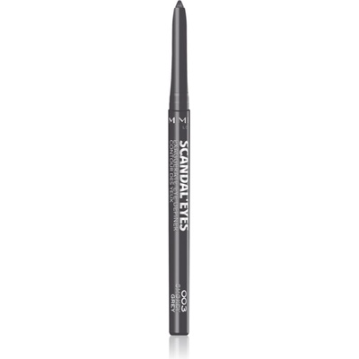 Rimmel ScandalEyes Exaggerate автоматичен молив за очи цвят 003 Smokey Grey 0, 35 гр