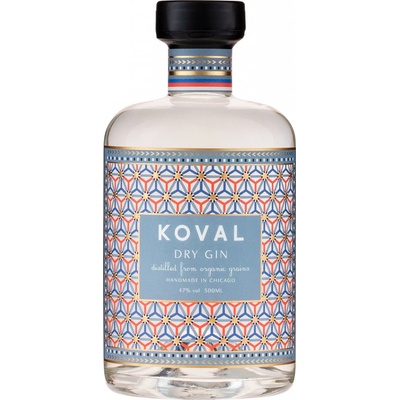 Koval DRY Gin 47% 0,5 l (holá láhev)