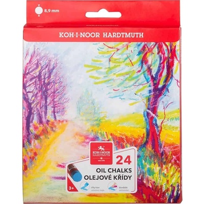 Koh-i-noor pastely olejové 24 ks – Zboží Mobilmania