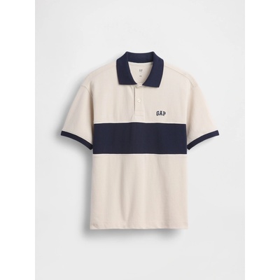 GAP detská polo košeľa s logom béžová