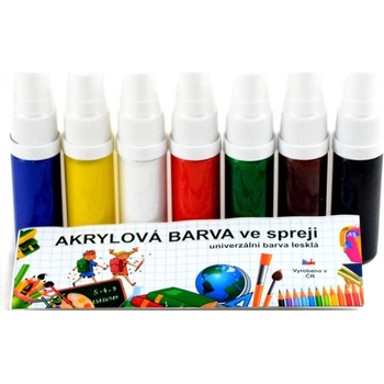 akrylové barvy ve spreji sada 7 x 20 g KRSU720