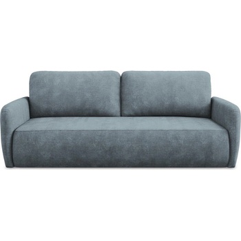 makamii Сиво-син шенилов разтегателен диван с място за съхранение 218 cm Lilo - Makamii (LILO_3SF_61_P1_C4)