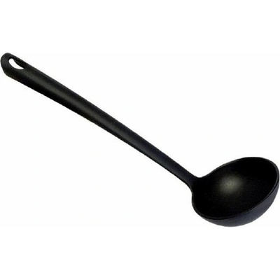 naběračka 34cm, černá, do 210°C, PP, plast