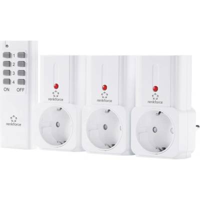 Renkforce sada zásuviek 4-dielna do interiéru 3680 W