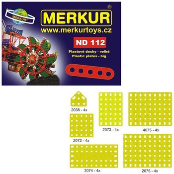 Merkur ND 112 Plastové desky velké 24ks