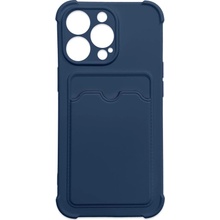 Hurtel Card Armor Case pro iPhone 13 mini card wallet silicone armor case Air Bag navy blue 5907769335259