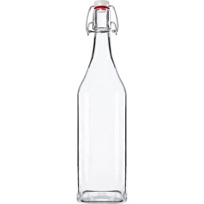 HOME Sklenená fľaša ŠTVOREC 950ml