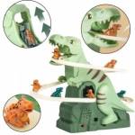LEAN Toys Track Slide Dinosaur Climb Lights Sounds