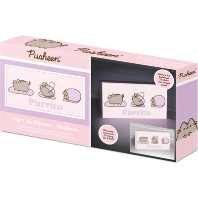 Svítící obraz Pusheen Purrito