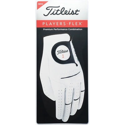 Titleist Players Flex Mens Golf Glove Bílá Pravá XL