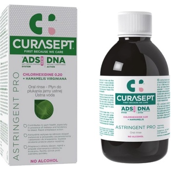 Curasept ADS DNA Astringent Pro Вода за уста с 0.2% хлорхексидин, 200 ml