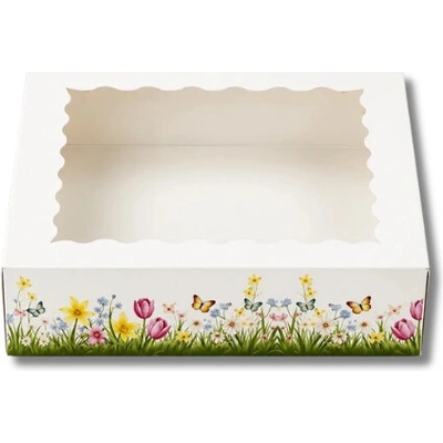 Krabica s okienkom Spring – laminovaná 20 x 20 x 5 cm