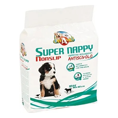 Croci Super Nappy Nonslip - Памперси за постилане за кучета 60 х 90 см 10 броя