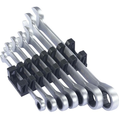 Toolcraft sada ráčnových jednostranných uzavřených klíčů 7dílná 8 - 19 mm TO-9626412