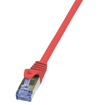 LogiLink Кабел S/FTP LOGILINK Cat6a, LSZH, Мед, 10 м, Червен, AWG26, Двойно екраниран CQ3094S (CQ3094S) (CQ3094S)