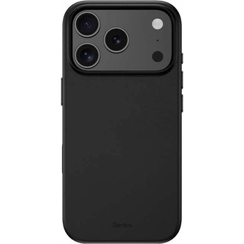 Benks Кожен кейс с MagSafe за iPhone 17 Pro Max - Benks Magnetic Vita Pro Leather Case (черен) (A070)